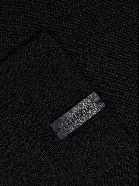 La Mania La Mania Bluzka NANCY Czarny Basic Fit