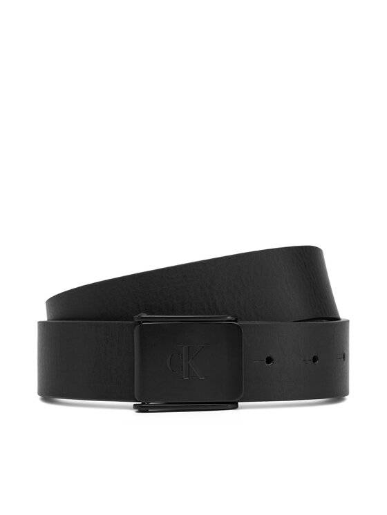 Curea de Damă Calvin Klein Jeans Clamp Casual Plaque Buckle 3.8Mm LV04G7000G Negru