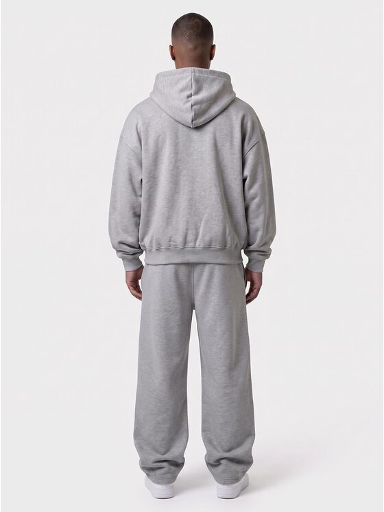 Jigga Wear Jigga Wear Dres Szeroki Luźny wygodny 133351 Szary Oversize