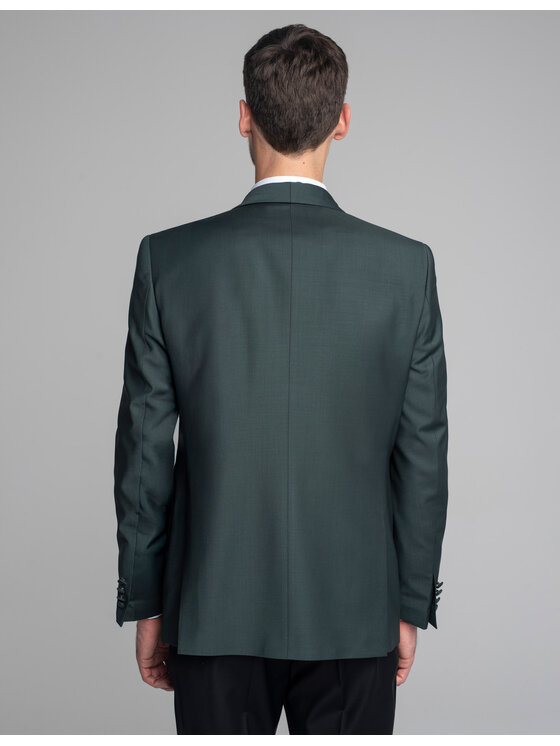 Borgio Borgio Marynarka cesaro_z Zielony Slim Fit