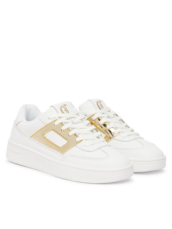 Just Cavalli Just Cavalli Sneakersy 80RA3SM2 ZPC07 Bílá