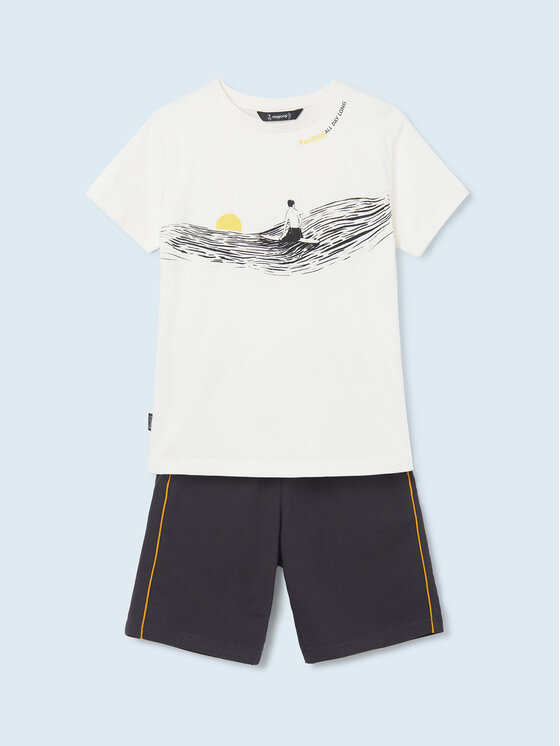 Mayoral Mayoral Set tricou și pantaloni scurți 6659 Colorat