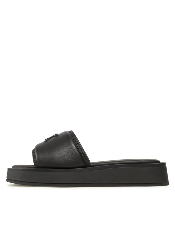 Calvin Klein Calvin Klein Natikače Dress Flatform W/Hw HW0HW01487 Crna