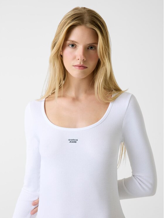 Guess Jeans Guess Jeans Vestito 179918 Bianco Classic Fit