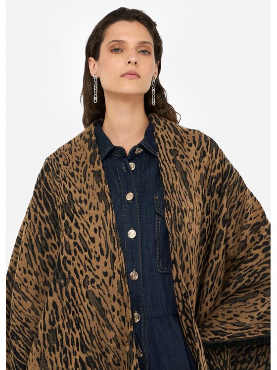 Liu Jo Liu Jo Poncho 2F5032T0300S19E1 Marrone Regular Fit
