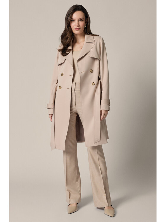 Lancerto Lancerto Trencz Concetta PC073126000009 Beżowy Regular Fit