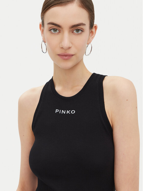 PINKO PINKO Τοπ 100822 A2C1 Μαύρο Regular Fit