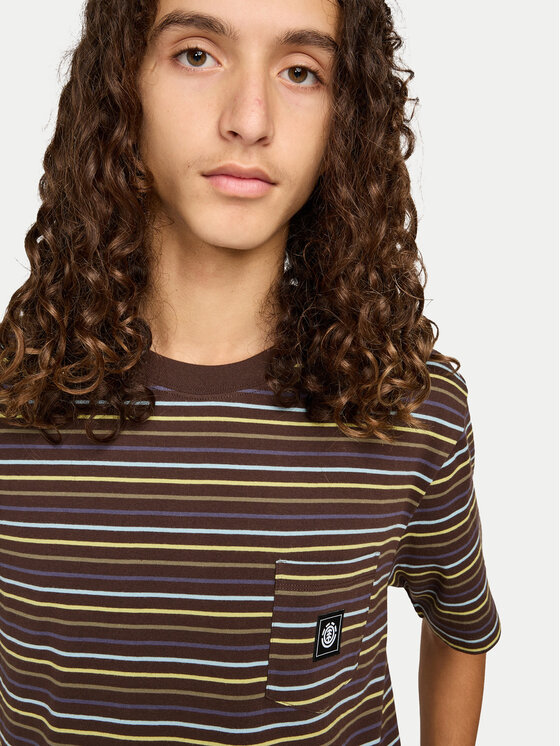 Element Element T-shirt Icon Label Pocket ELYKT00198 Šarena Regular Fit