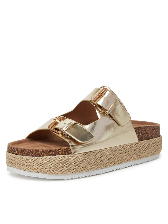 DeeZee DeeZee Espadrilles LB-P1690 Goldfarben