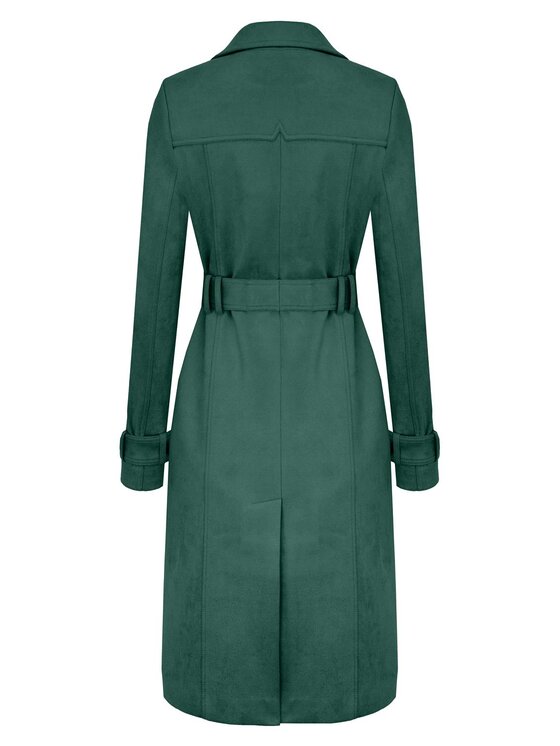 RELIS RELIS Trencz Wiki Zielony Classic Fit