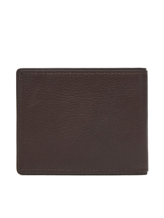 Tommy Hilfiger Tommy Hilfiger Голям мъжки портфейл Th Corp Mini Cc Wallet AM0AM13739 Кафяв
