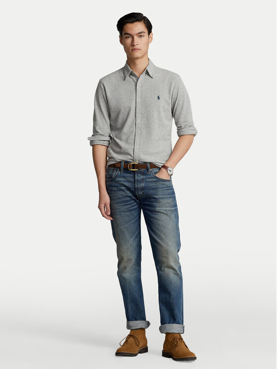Polo Ralph Lauren Polo Ralph Lauren Košile 710654408 Šedá Regular Fit