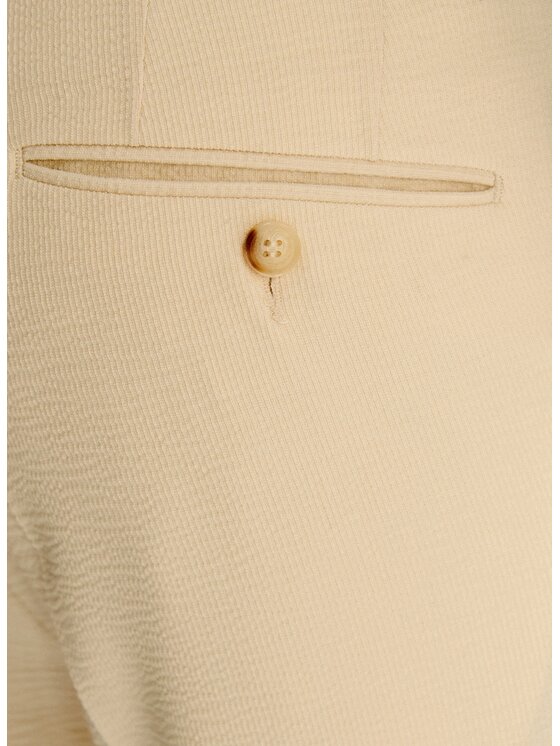 Pako Lorente Pako Lorente Spodnie garniturowe P26SF-6G-034 Beżowy Slim Fit