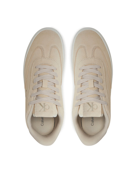 Calvin Klein Jeans Calvin Klein Jeans Снікерcи Classic Cupsole Laceup Wt Wm YW0YW01833 Écru