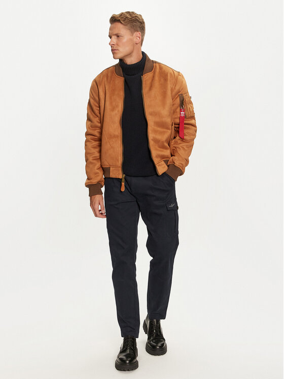 Alpha Industries Alpha Industries Куртка бомбер 148122 Коричневий Regular Fit