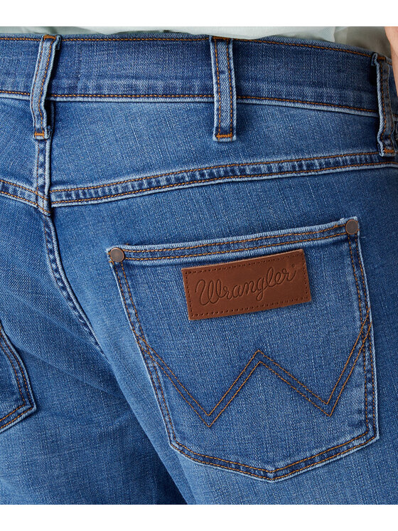 Wrangler Wrangler Jeansy W15Q74Z59 Niebieski Straight Leg
