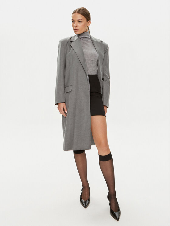 2NDDAY 2NDDAY Cappotto di transizione Toretto 2244110169 Grigio Relaxed Fit