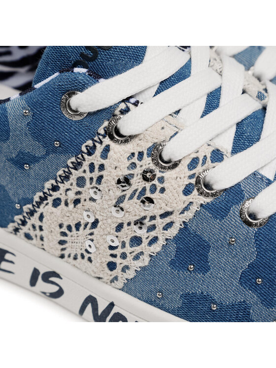 Desigual Desigual Sneakers Cosmic Militar 21SSKD02 Blau