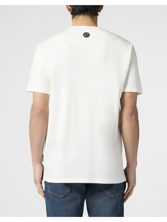 PHILIPP PLEIN PHILIPP PLEIN T-Shirt 30615 Biały Regular Fit