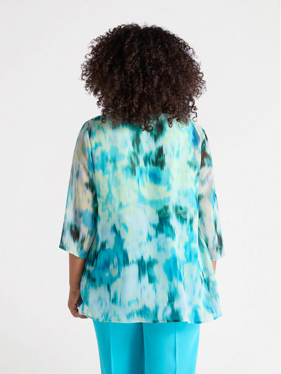 Fiorella Rubino Fiorella Rubino Giacca di transizione R000T001259N0R4 Turchese Regular Fit