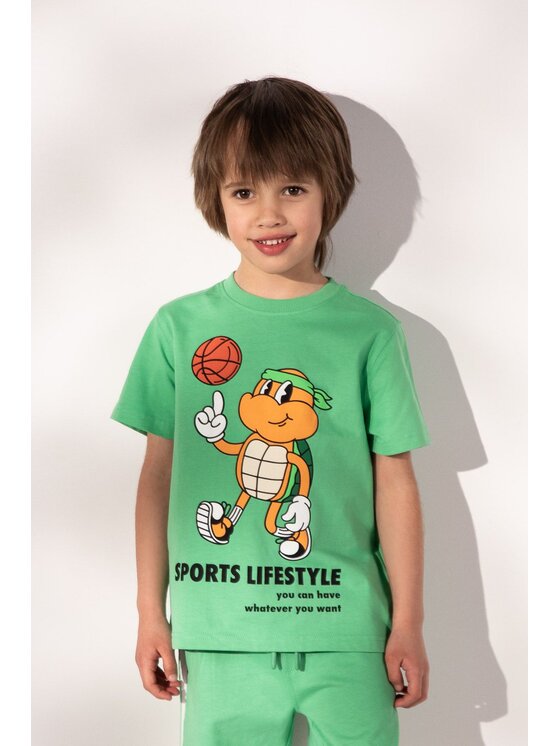 Coccodrillo Coccodrillo T-Shirt WC6143206IBK-011 Zielony Regular Fit
