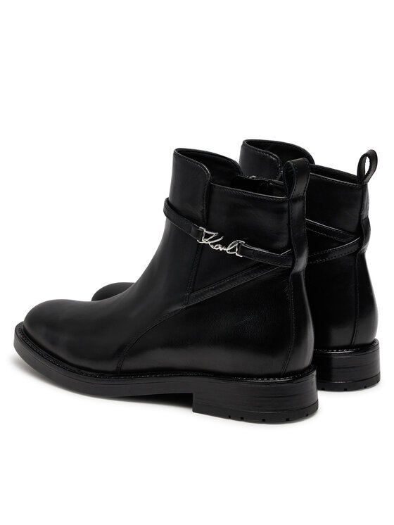 KARL LAGERFELD KARL LAGERFELD Škornji KL41444 Črna