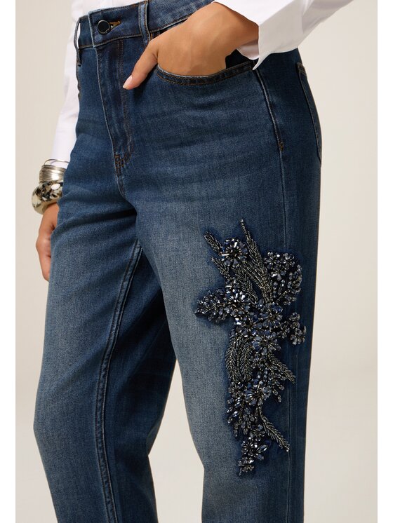 Oltre Oltre Jeans P409R008681N024 Blu Regular Fit