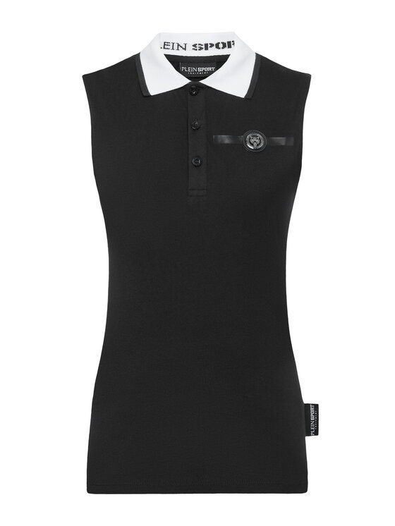 Plein Sport Plein Sport Polo 8253 Czarny Regular Fit