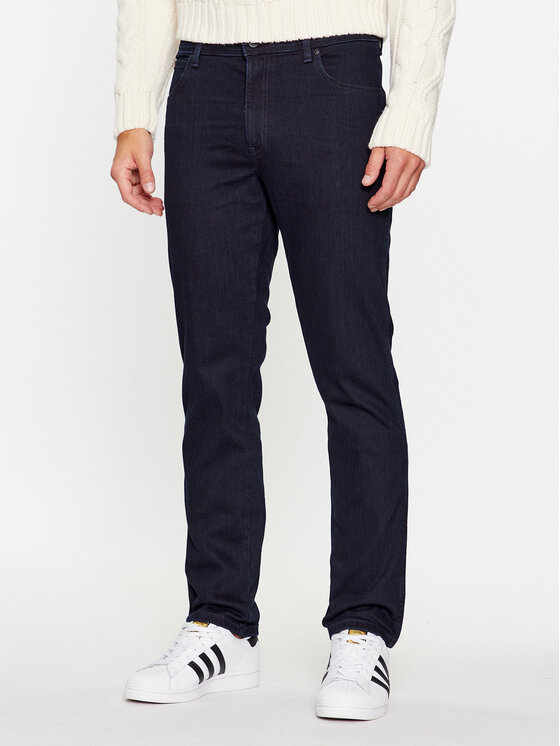 Wrangler Blugi Texas 112341395 Negru Slim Fit