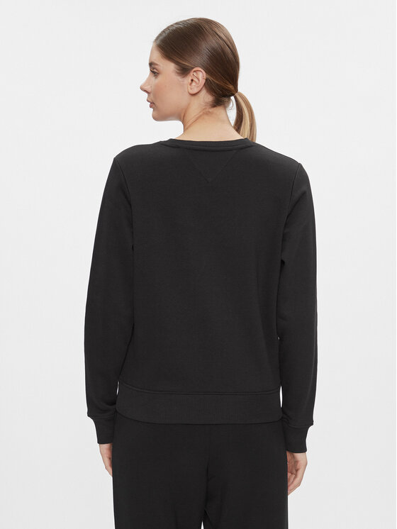 Tommy Jeans Tommy Jeans Sweatshirt Linear DW0DW17323 Schwarz Regular Fit