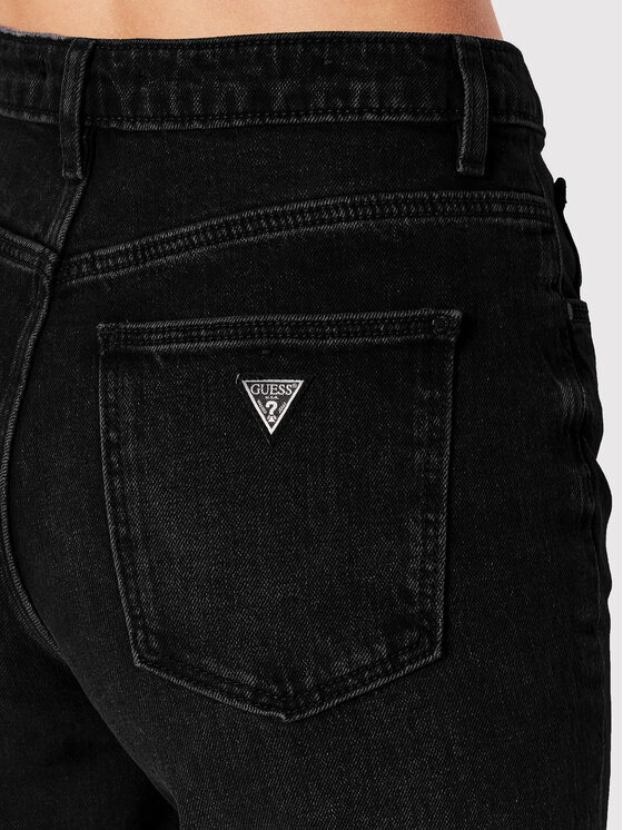 Guess Guess Τζιν W2YA21 D4QD1 Μαύρο Mom Fit