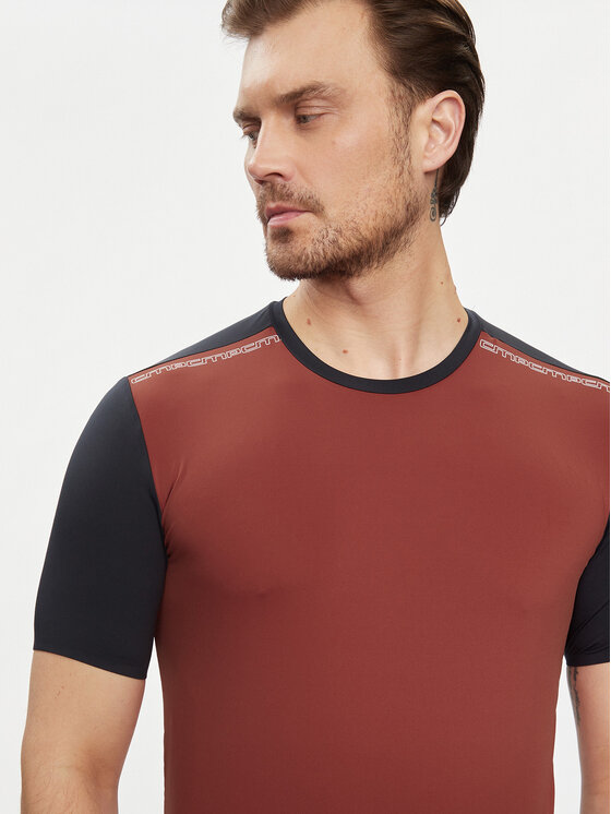 CMP CMP Dviratininko marškinėliai 34N7917 Ruda Slim Fit