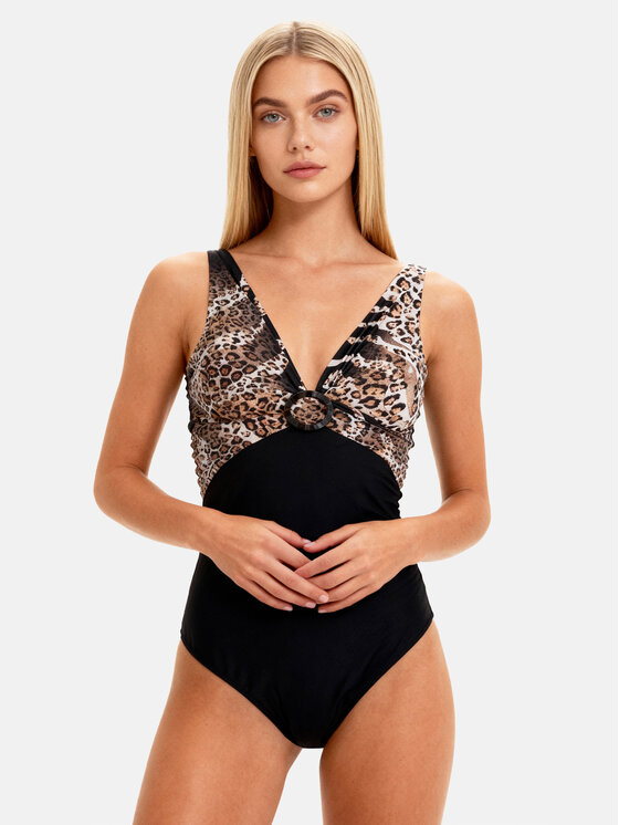 Miss Lou Miss Lou Costume da bagno ML025 Nero