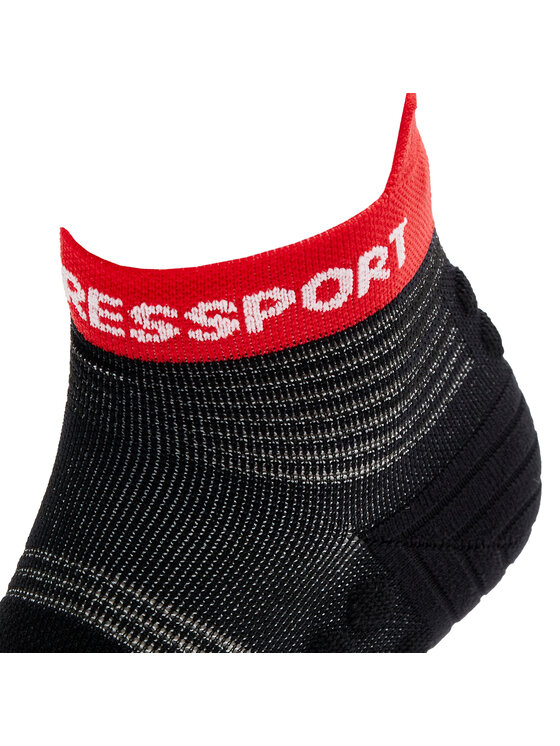 Compressport Compressport Чорапи къси унисекс Pro Racing Socks V4.0 Run Low XU00047B Черен