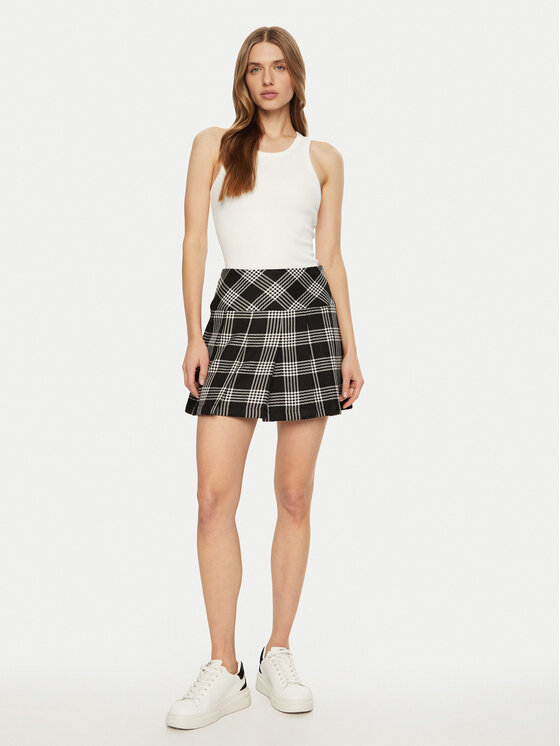 Guess Guess Fustă mini W5RD0N WH7H0 Negru Regular Fit