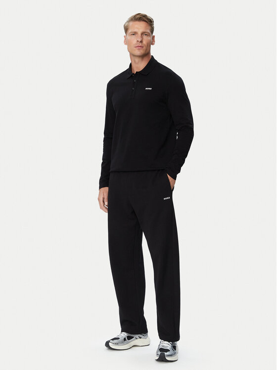 HUGO HUGO Spodnji del trenirke Deryonte 50569420 Črna Regular Fit