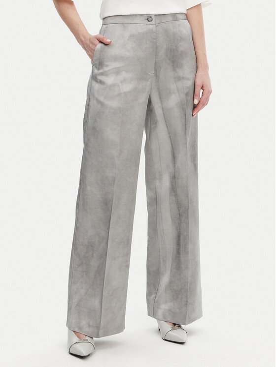 PINKO Pantaloni di tessuto 104805 A2BP Grigio Regular Fit, taglia : 38