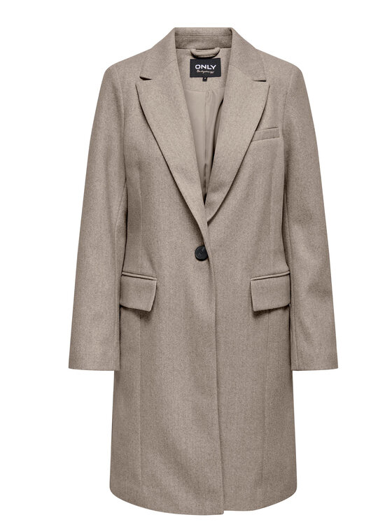 ONLY ONLY Cappotto di transizione Nancy 15292832 Beige Regular Fit