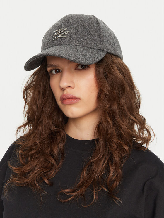 KARL LAGERFELD Šiltovka A1W33065 Sivá