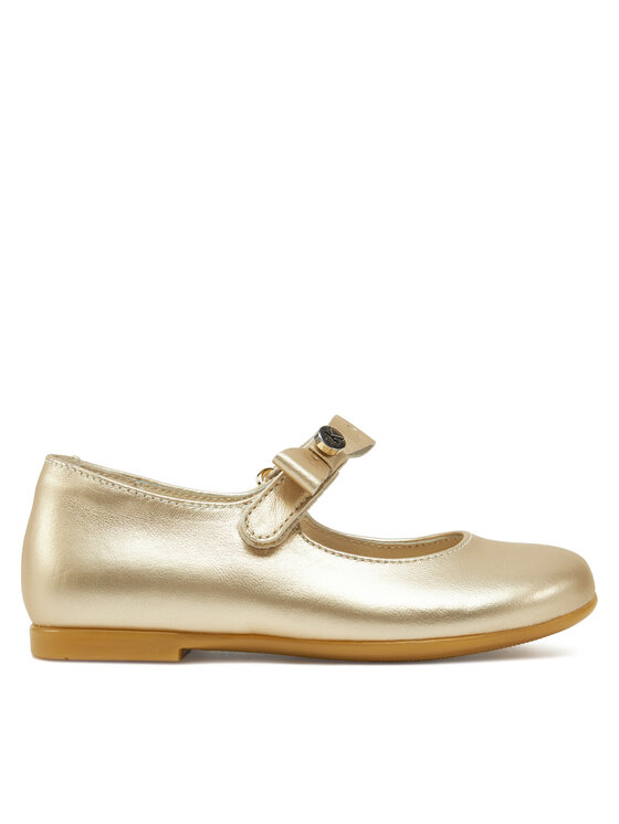Dziecięce Baleriny Calvin Klein Jeans, Rozmiar 27, Złote, Ballerina V1A3-83040-0220