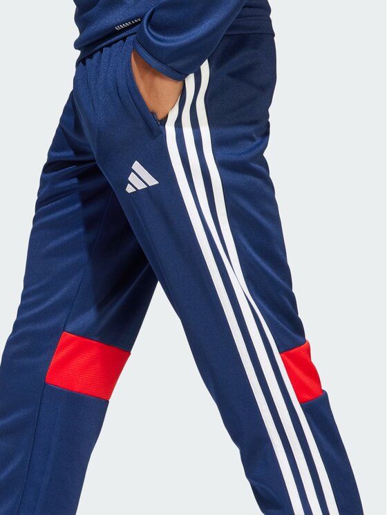 adidas adidas Spodnie materiałowe Tiro Niebieski jasny Slim Fit