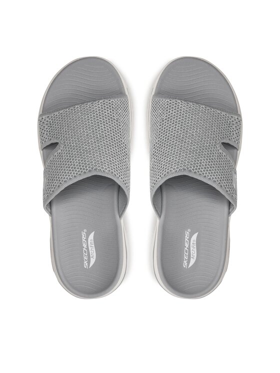 Skechers Skechers Natikači Go Walk Arch Fit Sandal-Joyful 140274/GRY Siva