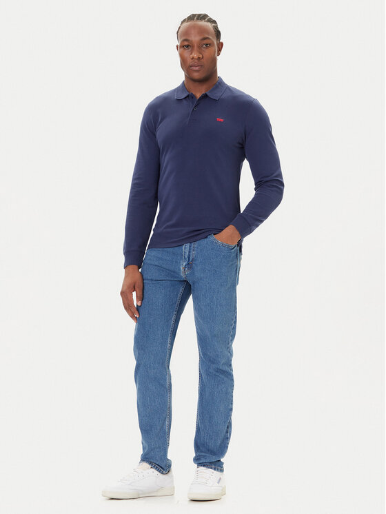 Levi's® Levi's® Polokošeľa Housemark A5797-0001 Tmavomodrá Slim Fit