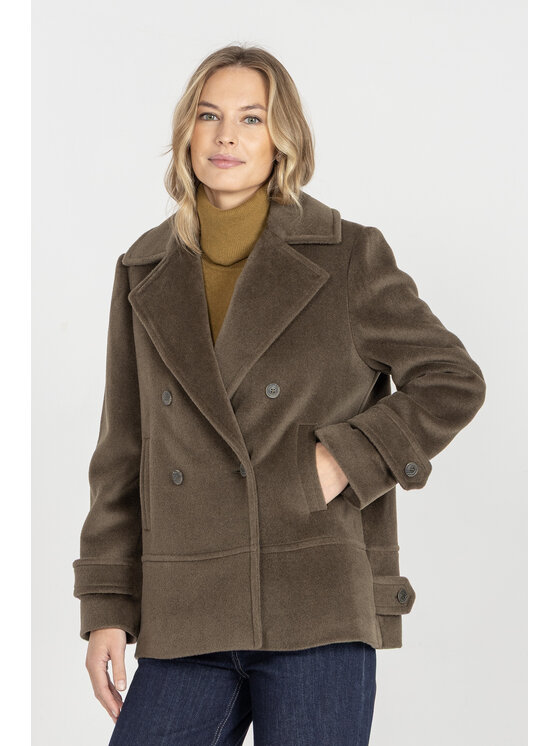 Deni Cler Milano Deni Cler Milano Kurtka przejściowa W-DC-9051-E5-F5-42-1 Zielony Regular Fit