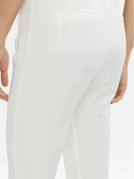 Kontatto Kontatto Stoffhose CO901 Weiß Regular Fit