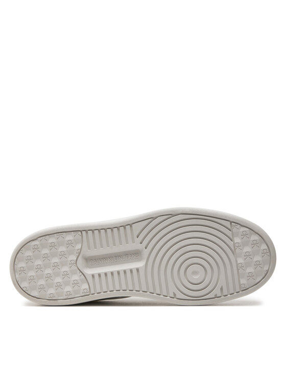 Calvin Klein Jeans Calvin Klein Jeans Sneakersy Basket Cupsole Low Mix In Met YW0YW01387 Biały