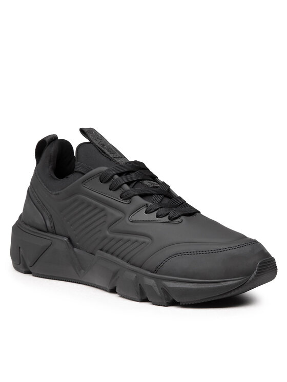 Calvin Klein Calvin Klein Superge Low Lace Up Lth HM0HM00317 Črna