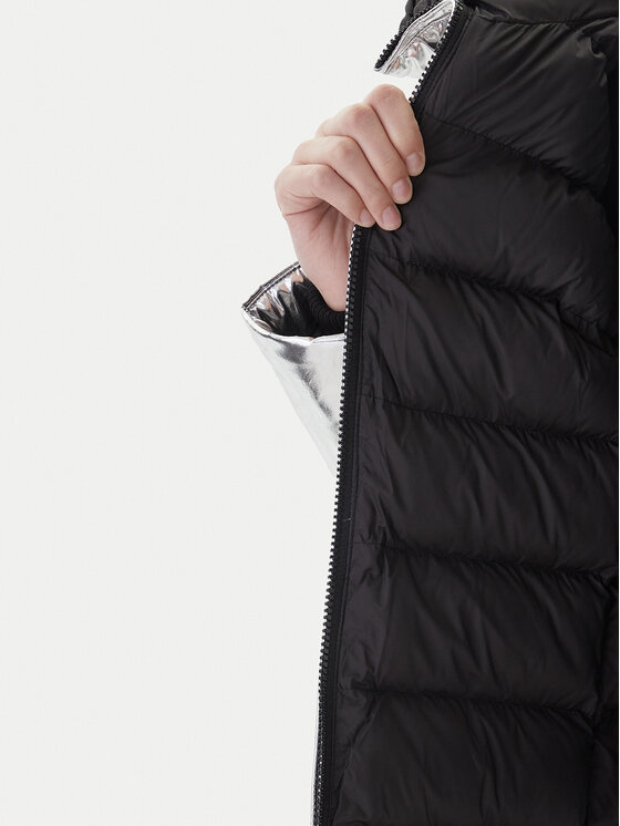 PINKO PINKO Zimní bunda 106019 A2ZD I17 Stříbrná Regular Fit