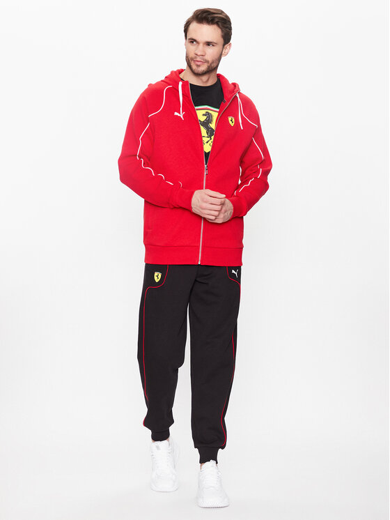 Puma Puma Bluza Ferrari Race 538164 Czerwony Regular Fit