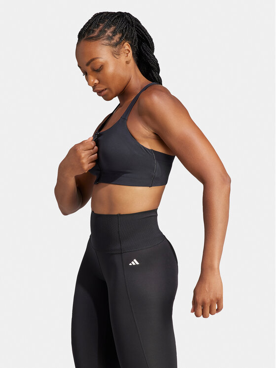 adidas adidas Спортен сутиен TLRD Impact Luxe IL2911 Черен